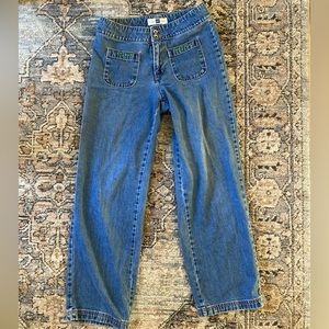 Gap Leaf Embroidered Jeans